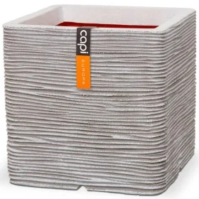 Capi Macetero Nature Rib cuadrado marfil 40x40 cm KOFI903 von , Töpfe und Pflanzgefäße - Ref: Foro24-424209, Preis: 91,75 €, ...