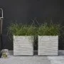 Capi Macetero Nature Rib cuadrado marfil 40x40 cm KOFI903 de , Maceteros y jardineras - Ref: Foro24-424209, Precio: 91,74 €, ...