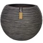 Capi Jarrón Nature Rib redondo gris antracita 40x32 cm KOFZ270 by , Pots and planters - Ref: Foro24-424221, Price: 72,81 €, D...