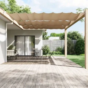 Toldo vertical tela oxford gris taupé 250x360 cm by , Umbrellas - Ref: Foro24-148431, Price: 38,80 €, Discount: %