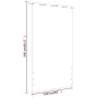 Toldo pantalla para balcón tela oxford marrón 160x240 cm de , Sombrillas - Ref: Foro24-148562, Precio: 32,60 €, Descuento: %