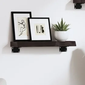 Estante de pared madera roble tratada marrón oscuro 40x10x4 cm by , Shelves and shelves - Ref: Foro24-363741, Price: 15,86 €,...