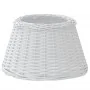 Pantalla para lámpara mimbre blanco Ø50x30 cm by , Lampshades - Ref: Foro24-364387, Price: 64,93 €, Discount: %