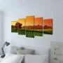 Set decorativo de lienzos para la pared modelo prados, 200 x 100 cm by , Posters, prints and visual art - Ref: Foro24-241581,...