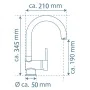 EISL Grifo mezclador de fregadero FUTURA C cromado by , Faucets - Ref: Foro24-438793, Price: 84,57 €, Discount: %