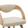 Sillas de comedor 6 uds madera curvada y cuero sintético crema by , dining chairs - Ref: Foro24-278845, Price: 1,00 €, Discou...