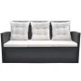 6-piece garden dining set and black synthetic rattan cushions by vidaXL, Garden sets - Ref: Foro24-42643, Price: 691,74 €, Di...