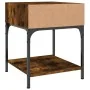 Mesita de noche madera de ingeniería roble ahumado 40x41x50 cm de , Mesitas de noche - Ref: Foro24-825877, Precio: 34,81 €, D...