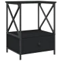 Mesita de noche madera de ingeniería negra 50x41x65 cm von , Nachttische - Ref: Foro24-826083, Preis: 55,39 €, Rabatt: %