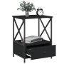 Mesita de noche madera de ingeniería negra 50x41x65 cm von , Nachttische - Ref: Foro24-826083, Preis: 55,39 €, Rabatt: %