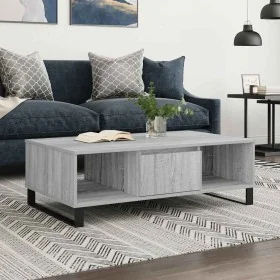 Mesa de centro madera de ingeniería gris Sonoma 104x60x35 cm by , Coffee table - Ref: Foro24-827098, Price: 103,94 €, Discoun...