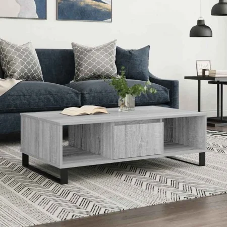 Mesa de centro madera de ingeniería gris Sonoma 104x60x35 cm von , Couchtisch - Ref: Foro24-827098, Preis: 104,46 €, Rabatt: %