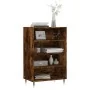 Aparador alto madera de ingeniería roble ahumado 57x35x90 cm de , Aparadores - Ref: Foro24-827225, Precio: 54,91 €, Descuento: %