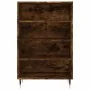 Aparador alto madera de ingeniería roble ahumado 57x35x90 cm de , Aparadores - Ref: Foro24-827225, Precio: 54,91 €, Descuento: %