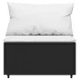 Set de muebles de jardín 3 pzas y cojines ratán sintético negro by , Outdoor sofas - Ref: Foro24-319734, Price: 280,78 €, Dis...