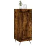 Aparador madera de ingeniería roble ahumado 34,5x34x90 cm by , Sideboards - Ref: Foro24-830417, Price: 60,90 €, Discount: %