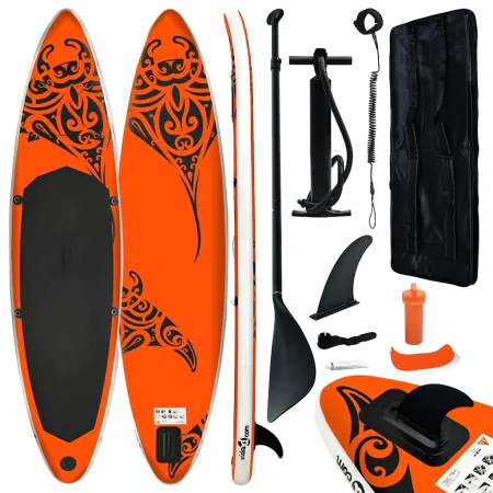 Juego de tabla de paddle surf inflable naranja 366x76x15 cm by , Paddleboards - Ref: Foro24-92745, Price: 307,62 €, Discount: %