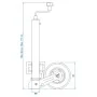 ProPlus Rodillo tensor 60 mm con neumático de goma maciza 20x6cm by , Trailers for motor vehicles - Ref: Foro24-404034, Price...