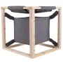 Quapas! Cama para gatos con hamaca Catcube gris M 54x54x54 cm by , Cat beds - Ref: Foro24-432081, Price: 67,17 €, Discount: %