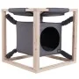 Quapas! Cama para gatos con hamaca Catcube gris M 54x54x54 cm by , Cat beds - Ref: Foro24-432081, Price: 67,17 €, Discount: %
