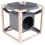 Quapas! Cama para gatos con hamaca Catcube gris M 54x54x54 cm by , Cat beds - Ref: Foro24-432081, Price: 67,17 €, Discount: %