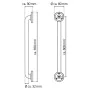 RIDDER B arra de agarrede baño aluminio negro 60 cm de , Asideros de seguridad - Ref: Foro24-429776, Precio: 59,17 €, Descuen...