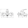 SCHÜTTE Grifo mezclador de bañera ATHOS cromado von , Wasserhähne - Ref: Foro24-438654, Preis: 49,86 €, Rabatt: %