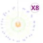Luces de Navidad de estrellas 8 uds 140 LED de colores 17 cm von , Weihnachtsbeleuchtung - Ref: Foro24-3190517, Preis: 68,98 ...
