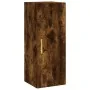 Aparador de madera contrachapada roble ahumado 34,5x34x180 cm de , Aparadores - Ref: Foro24-3198910, Precio: 104,62 €, Descue...