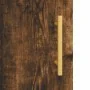 Aparador de madera contrachapada roble ahumado 34,5x34x180 cm de , Aparadores - Ref: Foro24-3198910, Precio: 104,62 €, Descue...
