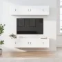 Set de muebles de TV 6 pzas madera contrachapada blanco brillo de , Muebles TV - Ref: Foro24-3188656, Precio: 248,30 €, Descu...