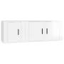 Set de muebles de TV 2 pzas madera contrachapada blanco brillo von , TV-Möbel - Ref: Foro24-3188408, Preis: 82,10 €, Rabatt: %