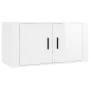 Set de muebles de TV 2 pzas madera contrachapada blanco brillo von , TV-Möbel - Ref: Foro24-3188408, Preis: 82,10 €, Rabatt: %