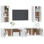 Set de muebles de TV 4 pzas madera contrachapada blanco brillo von , TV-Möbel - Ref: Foro24-3188696, Preis: 251,06 €, Rabatt: %