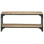 Mesa de centro de madera maciza de mango 90x30x40 cm de , Mesas de centro - Ref: Foro24-320258, Precio: 116,47 €, Descuento: %