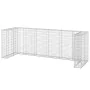 Muro gaviones para contenedor basura galvanizado 325x100x110 cm by , Waste container supports - Ref: Foro24-151301, Price: 17...