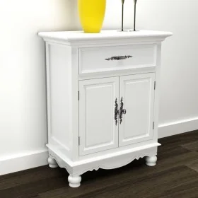 Armario con 2 puertas y 1 cajón madera blanco von , Sideboards - Ref: Foro24-241375, Preis: 183,63 €, Rabatt: %