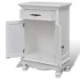 Armario con 2 puertas y 1 cajón madera blanco by , Sideboards - Ref: Foro24-241375, Price: 183,30 €, Discount: %