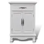 Armario con 2 puertas y 1 cajón madera blanco by , Sideboards - Ref: Foro24-241375, Price: 183,30 €, Discount: %