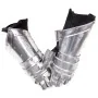 Guanteletes de caballero medieval réplica LARP acero plateado von , Sammelwaffen - Ref: Foro24-286207, Preis: 71,08 €, Rabatt: %