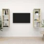 Muebles de salón de pared 2 piezas blanco y roble Sonoma von , TV-Möbel - Ref: Foro24-3079858, Preis: 99,06 €, Rabatt: %