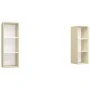 Muebles de salón de pared 2 piezas blanco y roble Sonoma von , TV-Möbel - Ref: Foro24-3079858, Preis: 99,06 €, Rabatt: %