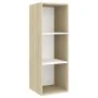 Muebles de salón de pared 2 piezas blanco y roble Sonoma von , TV-Möbel - Ref: Foro24-3079858, Preis: 99,06 €, Rabatt: %