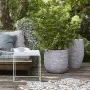 Capi Macetero Nature Rib color marfil 43x41 cm KOFI933 by , Pots and planters - Ref: Foro24-424240, Price: 96,69 €, Discount: %