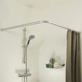 Sealskin Barra esquinera para cortina de ducha cromada 90x90 cm by , shower bars - Ref: Foro24-436884, Price: 36,28 €, Discou...