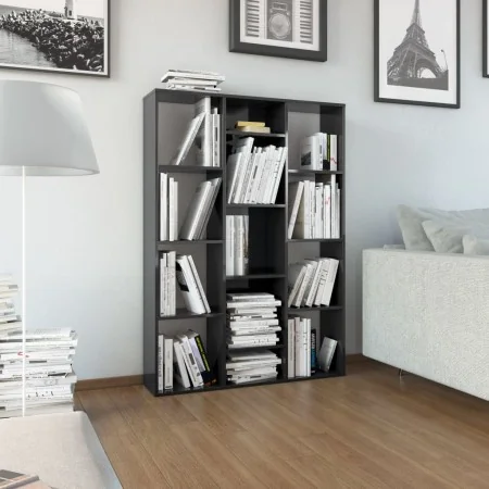 Divisor/estantería aglomerado negro brillante 100x24x140 cm von , Raumteiler - Ref: Foro24-800448, Preis: 86,85 €, Rabatt: %