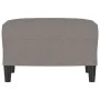 Reposapiés de tela gris taupe 60x50x41 cm by , Ottomans - Ref: Foro24-349286, Price: 51,32 €, Discount: %
