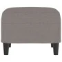 Reposapiés de tela gris taupe 60x50x41 cm by , Ottomans - Ref: Foro24-349286, Price: 51,32 €, Discount: %