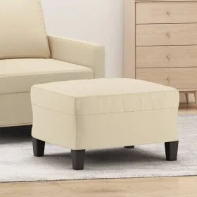 Reposapiés de tela crema 60x50x41 cm de , Otomanas - Ref: Foro24-349329, Precio: 51,87 €, Descuento: %