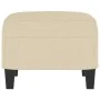 Reposapiés de tela crema 60x50x41 cm by , Ottomans - Ref: Foro24-349329, Price: 52,67 €, Discount: %